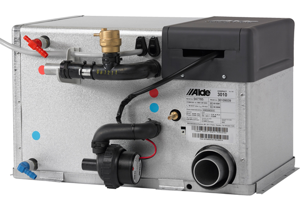 ALDE Compact 3030 (3 KW Elektropatrone) komplett mit Wandkamin